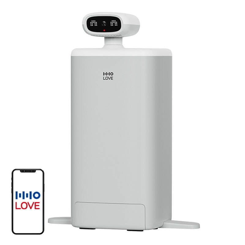 Inteligentna niania dla zwierząt z dozownikiem karmy, laserem i kamerą 360 HD HHOLove O Sitter Wi-Fi
