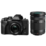 Aparat Olympus E-M10 MK IV + 14-42 mm EZ Pancake + 40-150 mm f/4-5.6 R Czarny