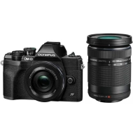 Aparat Olympus E-M10 MK IV + 14-42 mm EZ Pancake + 40-150 mm f/4-5.6 R czarny