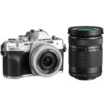 Aparat Olympus E-M10 MK IV + 14-42 mm EZ Pancake + 40-150 mm f/4-5.6 R srebrny