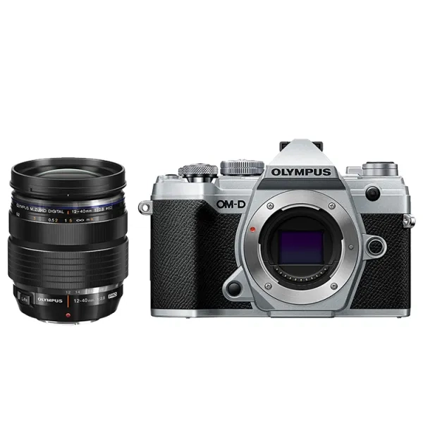Aparat Olympus OM-D E-M5 Mark III srebrny + M.Zuiko Digital ED 12-40 mm f/2.8 Pro