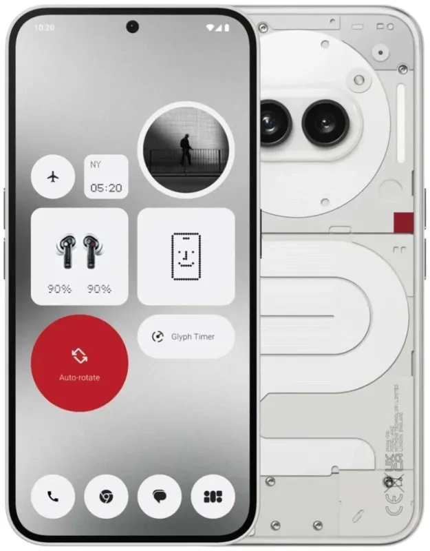 Nothing Phone 2a 5G 12/256 GB Mleczny - Milk