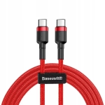 Kabel USB-C Power Delivery Quick Charge 3.0 60 W 1 m Baseus Cafule CATKLF-G09 czerwony