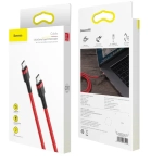 Kabel USB-C Power Delivery Quick Charge 3.0 60 W 1 m Baseus Cafule CATKLF-G09 czerwony