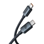 Kabel USB-C Power Delivery Quick Charge 3.0 100 W 1,2 m Baseus Crystal Shine CAJY000601 czarny