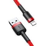 Kabel USB-A / Lightning 2 A 3 m Baseus Cafule CALKLF-R09 czerwony