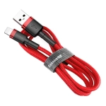 Kabel USB-A / Lightning 2 A 3 m Baseus Cafule CALKLF-R09 czerwony