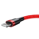 Kabel USB-A / Lightning 2 A 3 m Baseus Cafule CALKLF-R09 czerwony