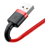 Kabel USB-A / Lightning 2 A 3 m Baseus Cafule CALKLF-R09 czerwony