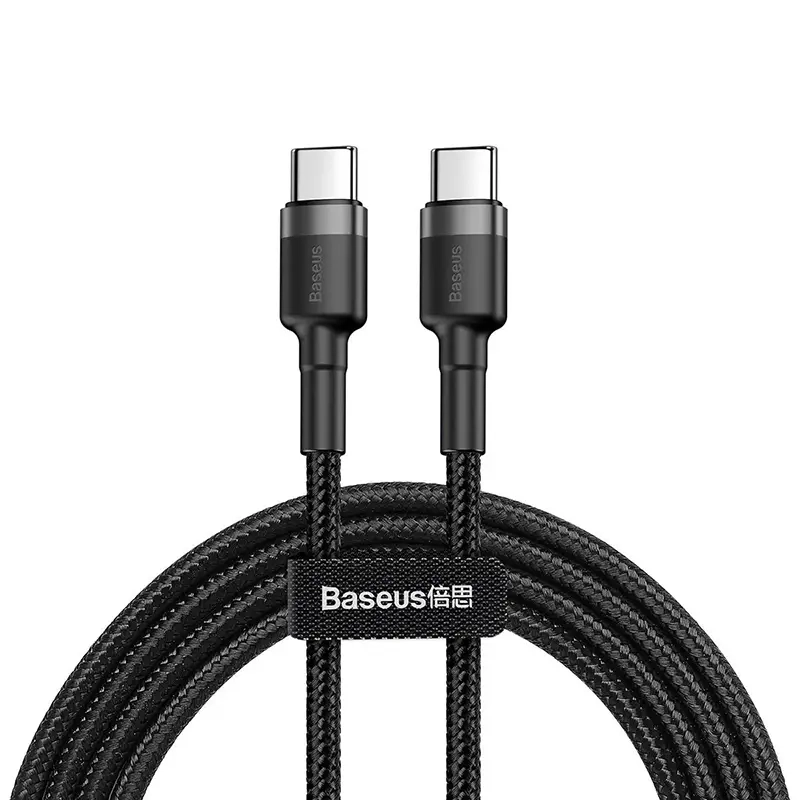 Kabel USB-C Power Delivery Quick Charge 3.0 60 W 2 m Baseus Cafule CATKLF-HG1 czarny