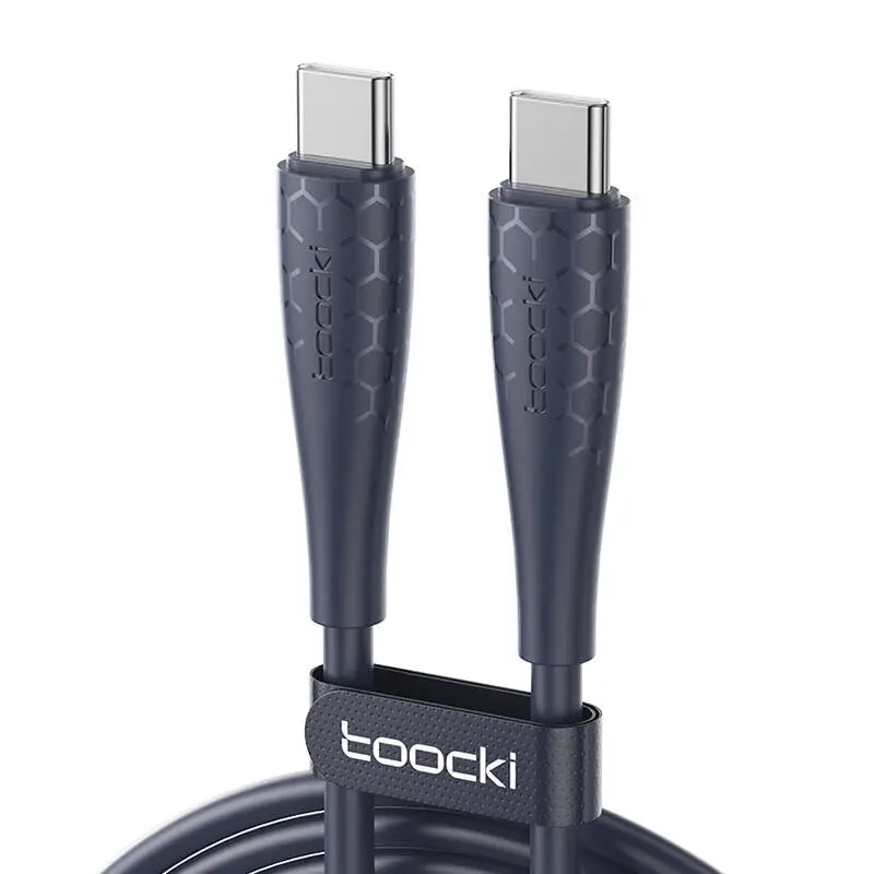 Kabel USB-C PD3.1 QC4 240 W 1 m Toocki TXCTT3-LB03 niebieski