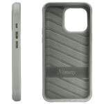 Nimmy etui iPhone 15 Pro 6.1" szary/gray Glasses Cool Cat