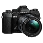 Aparat OM SYSTEM OM-5 czarny + M.Zuiko Digital ED 14‑150 mm f/4-5.6 II