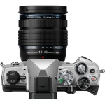 Aparat OM SYSTEM OM-5 srebrny + M.Zuiko Digital ED 12‑45 mm f/4 Pro