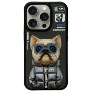 Nimmy etui iPhone 15 Pro 6.1" czarny/black Cool&Cute 2.0 Dog