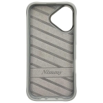 Nimmy etui iPhone 16 6.1" szary/gray Glasses Cool Cat