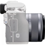 Aparat Canon EOS M50 Mark II + EF-M 15-45mm IS STM biały