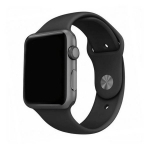 Mercury pasek Silicon Apple Watch 42/44/45 mm Czarny - Black