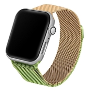 Beline pasek Apple Watch Steel 38/40/41mm Zielono-złoty Green-gold