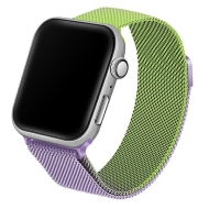 Beline pasek Apple Watch Steel 38/40/41mm Zielono-purpurowy - Green-purple