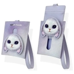 Nimmy portfel na karty fioletowy-purple Big Eyed Pet 2.0 Rabbit-1.webp