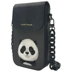 Nimmy torebka na telefon czarny-black Big Eyed Pet 2.0 Panda-2.webp
