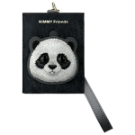 Nimmy Zestaw 3w1 torebka na telefon plus portfel plus etui na lokalizator czarny-black Big Eyed Pet 2.0 Panda-5.jpg