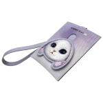 Nimmy Zestaw 3w1 torebka na telefon plus portfel plus etui na lokalizator fioletowy-purple Big Eyed Pet 2.0 Rabbit-4.webp