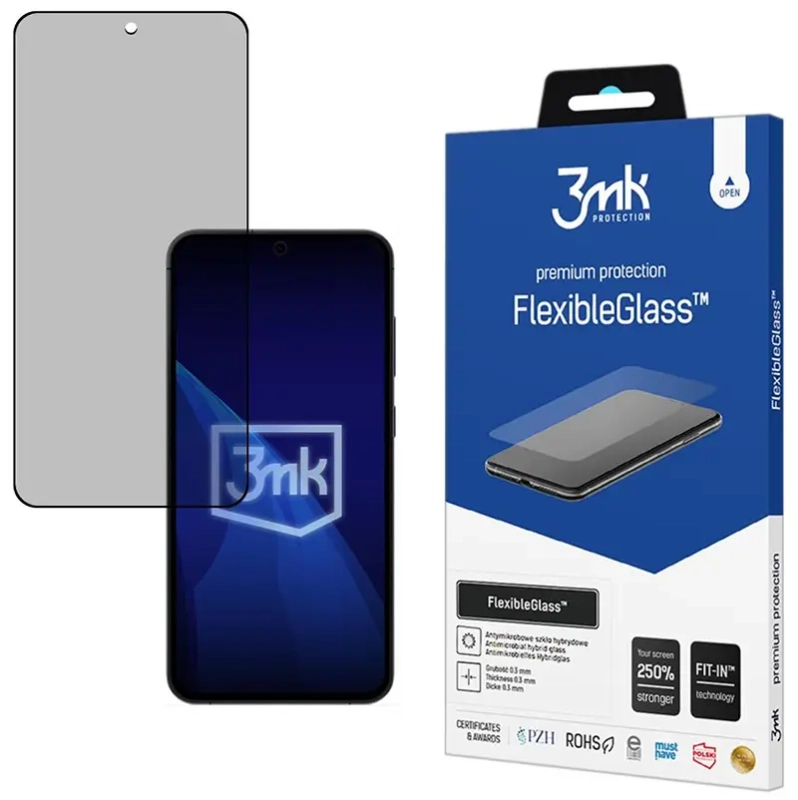 Nietłukące szkło hybrydowe na Samsung Galaxy S25 - 3mk FlexibleGlass