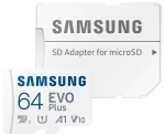 Karta pamięci Samsung microSDXC EVO Plus 2024 64 GB A2 V30 U3 UHS-I (160 MB/s) + adapter SD