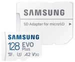 Karta pamięci Samsung microSDXC EVO Plus 2024 128 GB A2 V30 U3 UHS-I (160 MB/s) + adapter SD