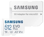 Karta pamięci Samsung microSDXC EVO Plus 2024 512 GB A2 V30 U3 UHS-I (160 MB/s) + adapter SD