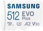 Karta pamięci Samsung microSDXC EVO Plus 2024 512 GB A2 V30 U3 UHS-I (160 MB/s) + adapter SD