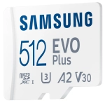 Karta pamięci Samsung microSDXC EVO Plus 2024 512 GB A2 V30 U3 UHS-I (160 MB/s) + adapter SD