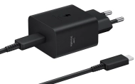 Ładowarka sieciowa do telefonu Samsung 45 W USB-C + kabel USB-C czarna