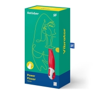Wibrator - masażer łechtaczki - kwiatowy design - 18 cm - 12 trybów