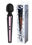 Masażer łechtaczki i ciała - mikrofon - silna różdżka - USB - czarny