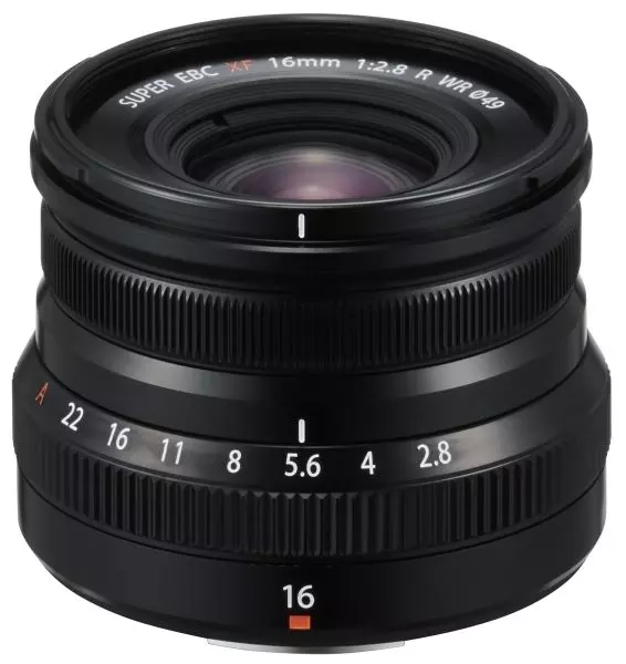 Obiektyw FujiFilm Fujinon XF 16 mm f/2.8 R WR Czarny