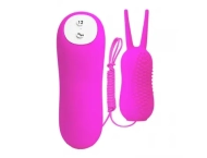 Masażer łechtaczki króliczek z wypustkami i pilotem