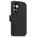 Etui z klapką do Samsung Galaxy S25 CARE by PanzerGlass Feature Wallet Kickstand czarne