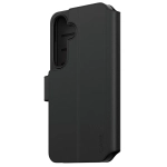 Etui z klapką do Samsung Galaxy S25 CARE by PanzerGlass Feature Wallet Kickstand czarne