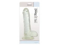 Dildo na przyssawce realistyczny penis jądra 25 cm