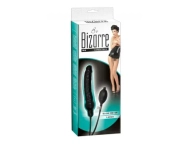 Nadmuchiwane czarne dildo penis z lateksu 25 cm