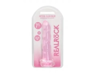 Różowe Żelowe Silikonowe Dildo z Przyssawką 18 cm