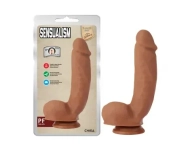 Miły w Dotyku Realistyczny Penis z Przyssawką 21 cm