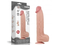 14" King Sized Sliding Skin Dual Layer Dong