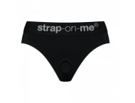 Uprząż Strapon Push-Up Czarne Elastyczne Stringi L