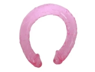 Długi Zginany Penis Podwójny Dwa Końce Lesbijski