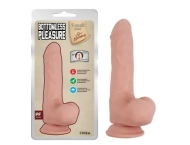 Dildo Realistyczne Penis z Jadrami Przyssawka 20 cm
