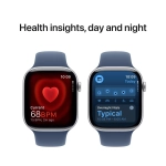 Apple Watch Series 10 (2024) GPS + Cellular 46mm koperta aluminiowa Silver + pasek Denim Sport Band M/L